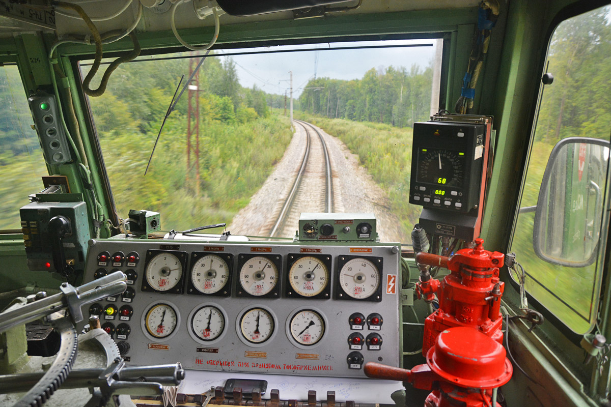 ВЛ11-524; Виды из кабин (Московская железная дорога)