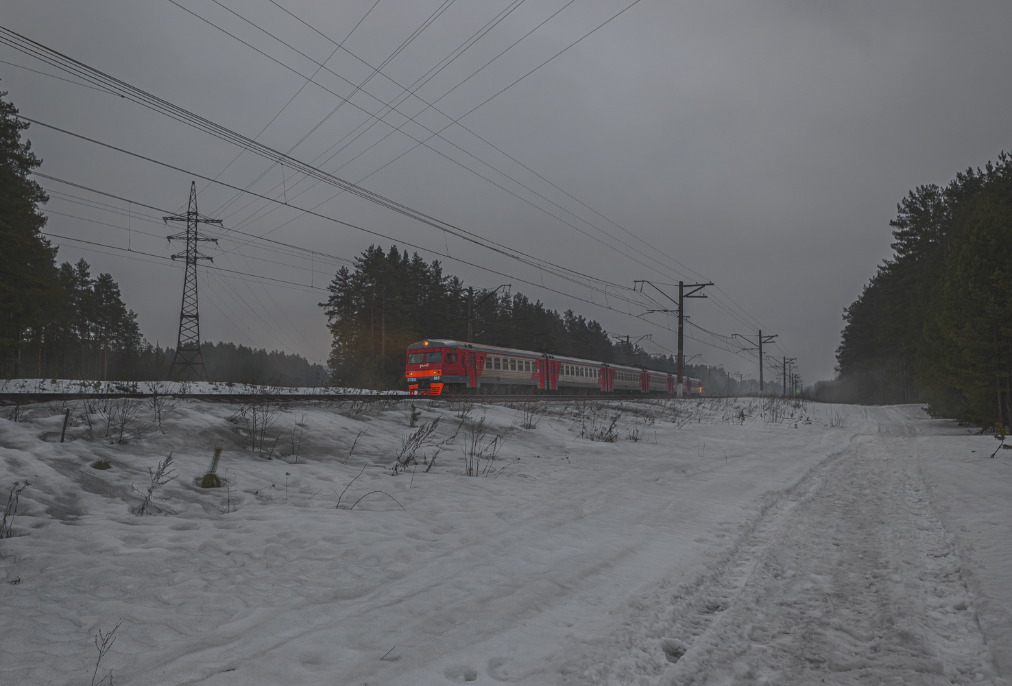 ЭТ2М-057; Photo sketches (October Railway)