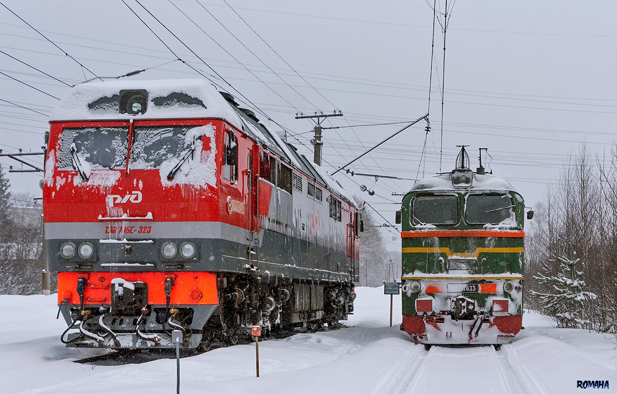 ТЭП70БС-323; М62-1633