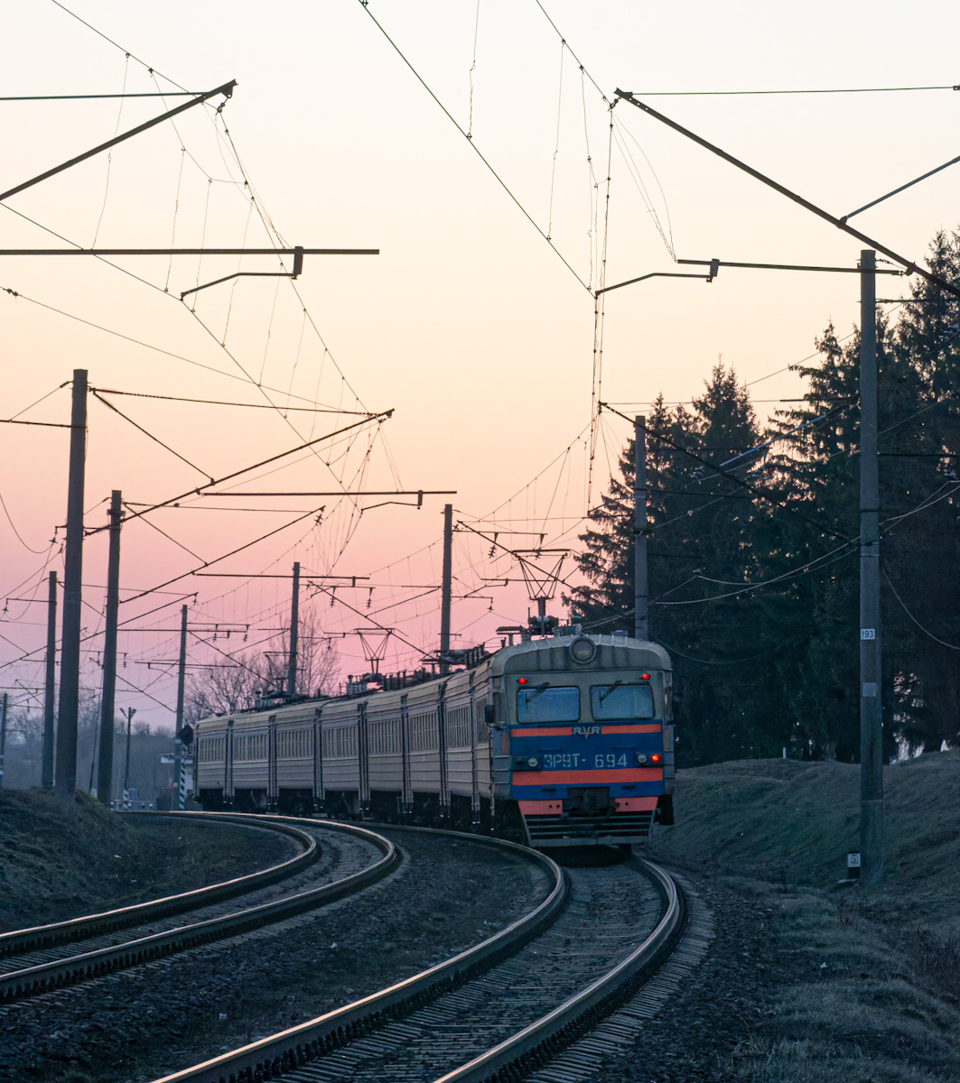 ЭР9Т-694; Фотозарисовки (Белорусская железная дорога)