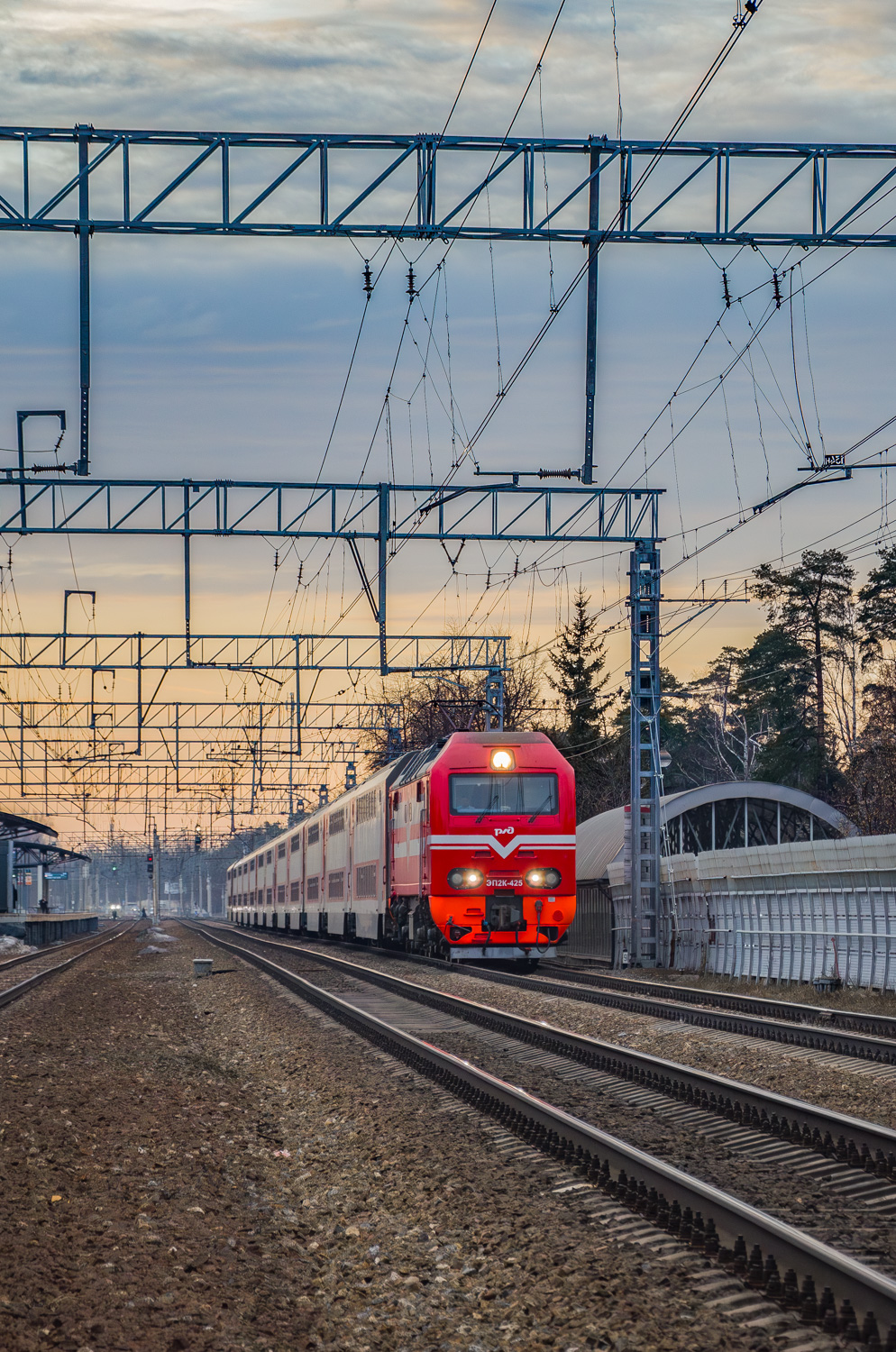 ЭП2К-425; Фотомонтаж (Московская железная дорога)