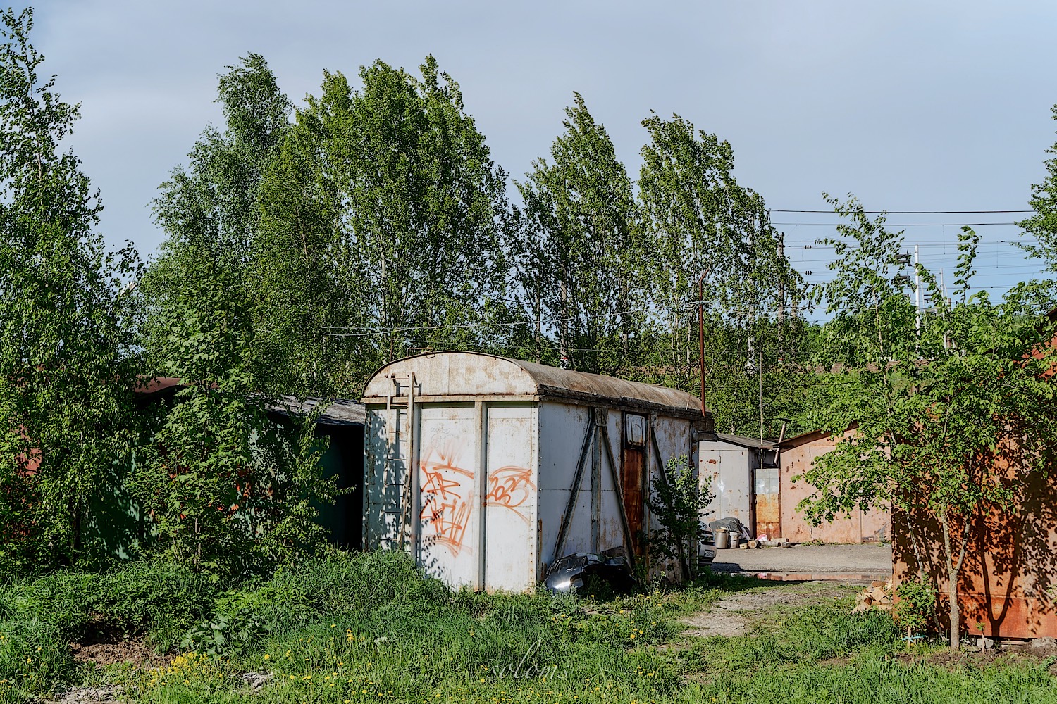 Постройки из подвижного состава