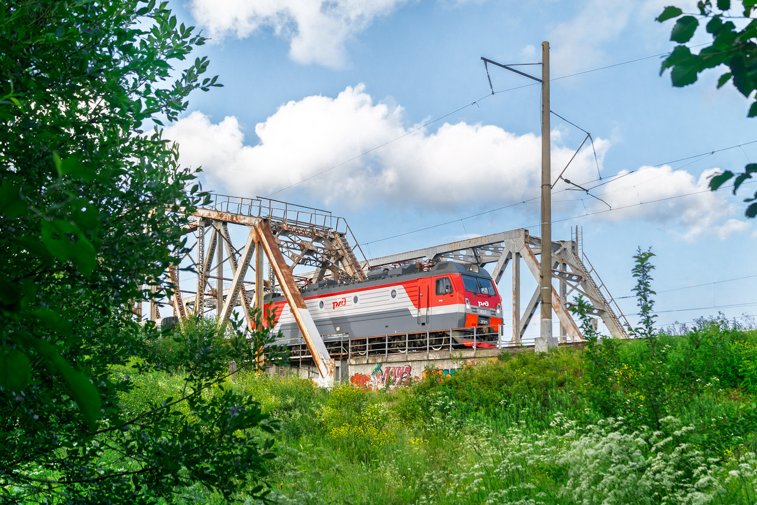 ЭП1М-833; Фотозарисовки (Северная железная дорога)