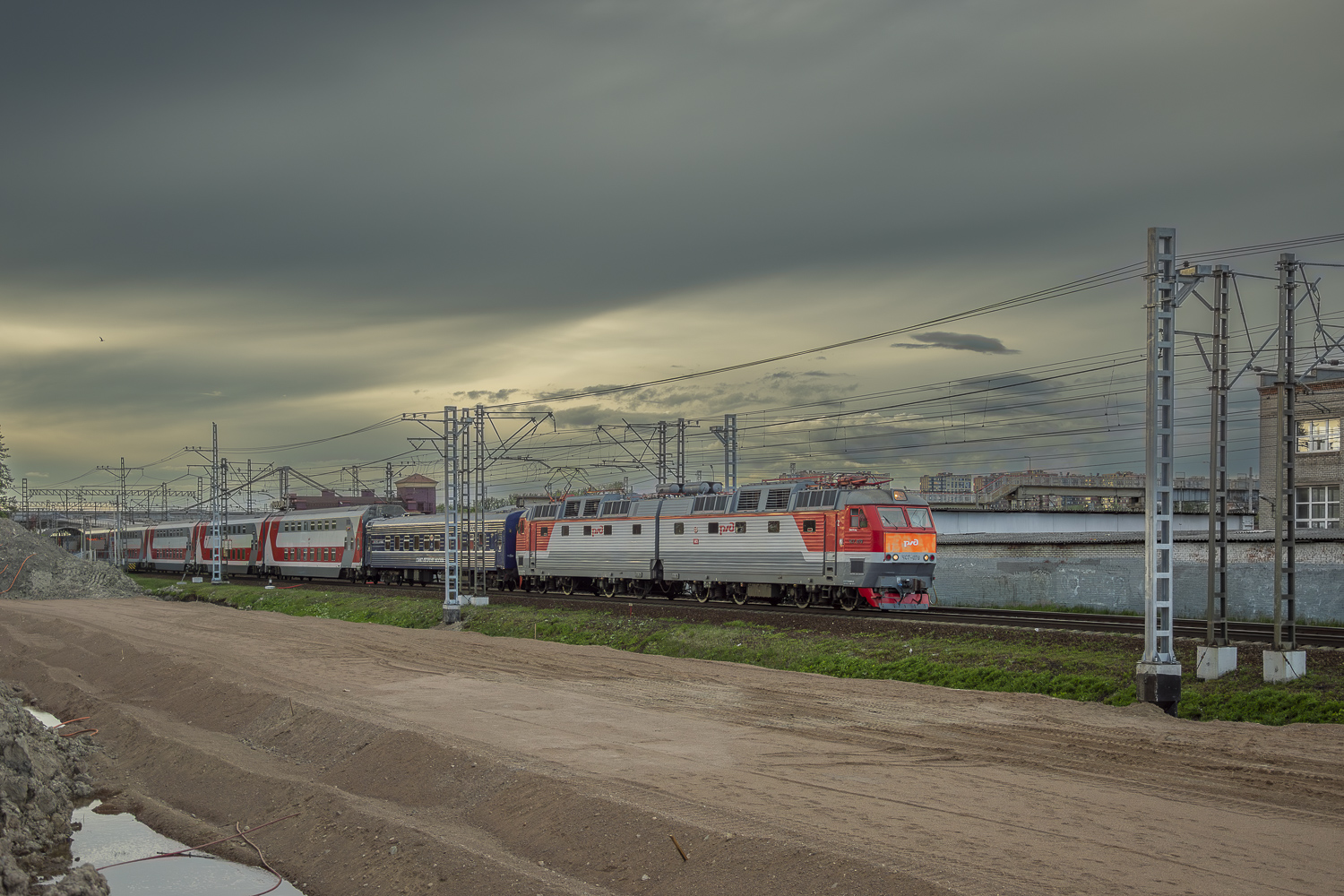 ЧС7-079; Фотомонтаж (Московская железная дорога)
