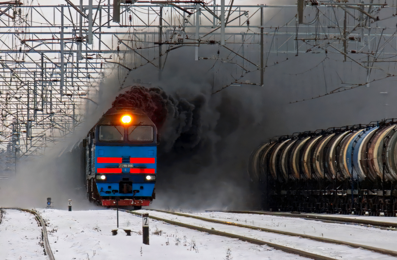 2ТЭ116У-0109; Фотозарисовки (Октябрьская железная дорога)