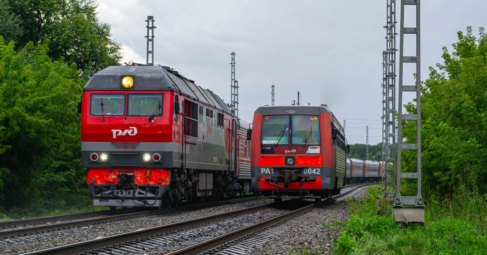 ТЭП70БС-095; РА1-0042