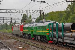 2М62-0748 (Октябрьская железная дорога); 2ЭС6-1630 (Октябрьская железная дорога)
