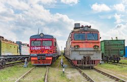 ВЛ10У-350 (Московская железная дорога); ЭТ2М-037 (Октябрьская железная дорога)