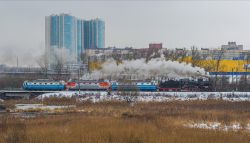 ЧС2К-493 (Московская железная дорога); ЧС2К-681 (Московская железная дорога); ЧС2К-690 (Московская железная дорога); Эр766-41 (Октябрьская железная дорога)