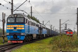 2ТЭ116У-0031 (Октябрьская железная дорога); 2М62-0864 (Октябрьская железная дорога)