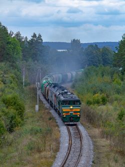 2ТЭ10УК-0388 (Белорусская железная дорога); 2ТЭ25КМ-0343 (Октябрьская железная дорога)