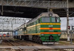 2ТЭ116У-0054 (Октябрьская железная дорога); 2ЭС4К-090 (Октябрьская железная дорога); ВЛ10У-980 (Октябрьская железная дорога); 2ТЭ116У-0037 (Октябрьская железная дорога)