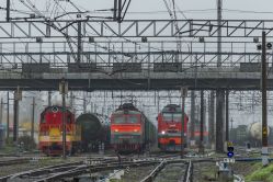 ВЛ10У-711 (Октябрьская железная дорога); ЧМЭ3-4890 (Октябрьская железная дорога); 2ТЭ25КМ-0536 (Октябрьская железная дорога); ВЛ10У-517 (Октябрьская железная дорога)